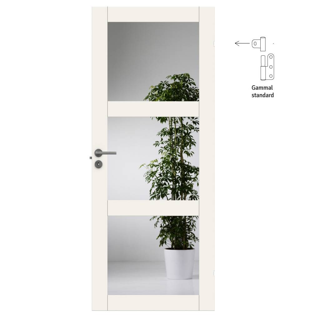 Innerdörr Gammal Standard Swedoor Purity GW03L Vit