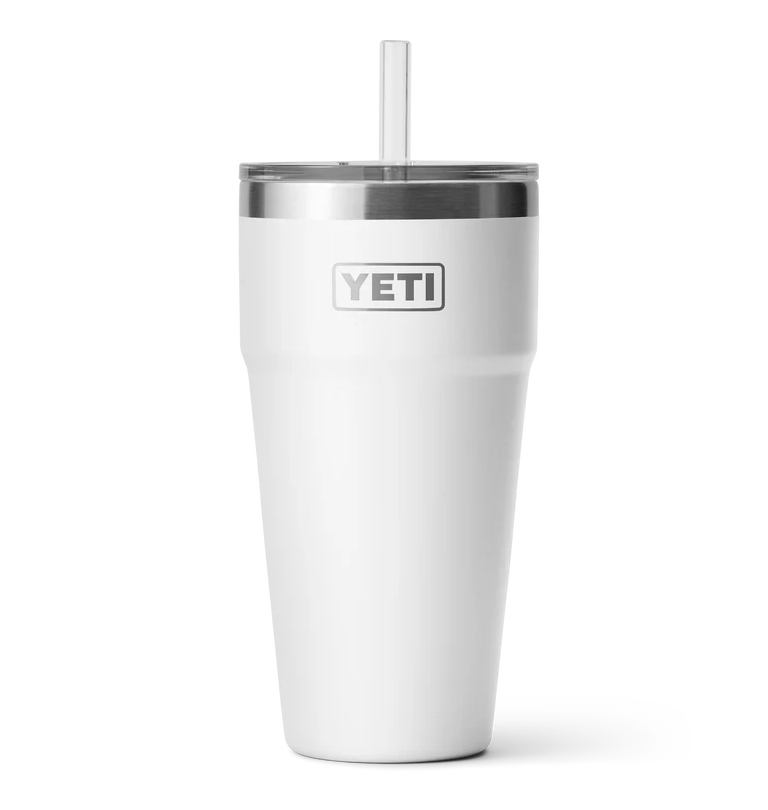 Yeti - Rambler 26 Oz Straw Cup - White, Yeti