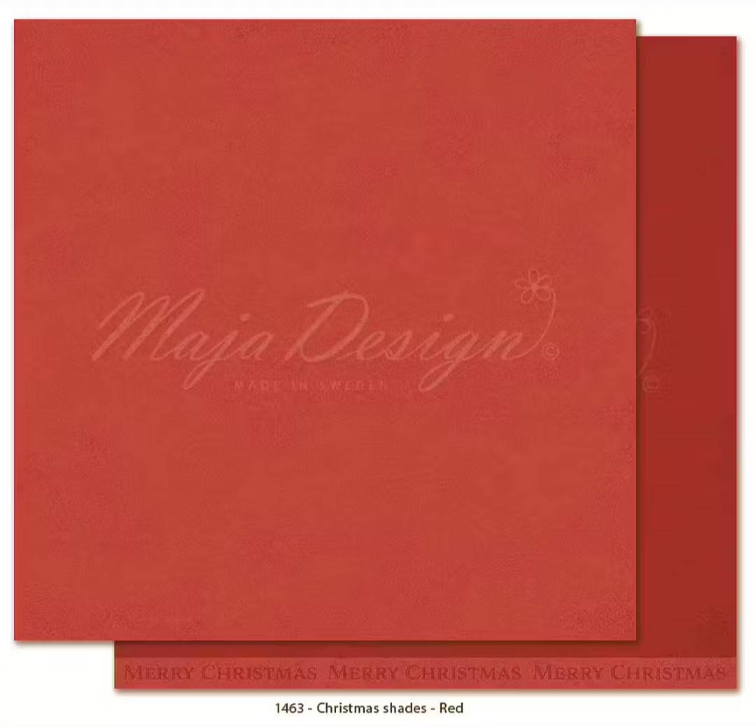 Maja Design Mono - Christmas shades - Red