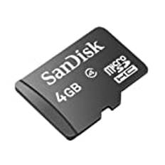 SanDisk 4 GB MicroSDHC-kort (etikett kan ändras) - traditionell förpackning