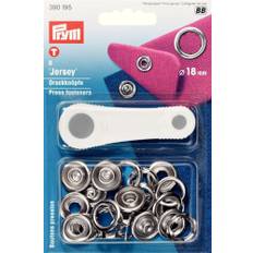 Prym Tryckknappar för jersey 18 mm Silverfärgad ring
