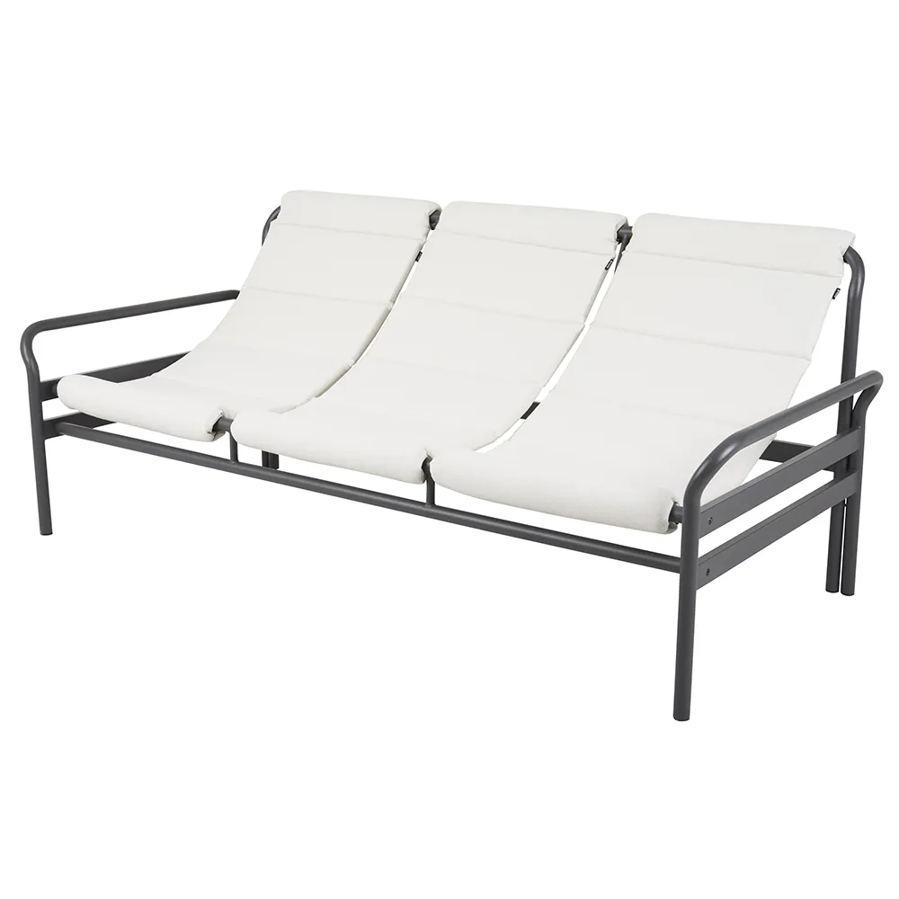 Brafab, Sling 3-sits soffa Antracit/Vanilla