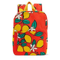 Mini Rodini Printed canvas backpack