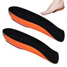 Portable Shoe Insole, 2 Pieces Arch Supports Orthotics Inserts, High Arch Support Inserts, Support Orthotics Insert, Arch Support Insole, Easy To Use, Portable for Flat Feet