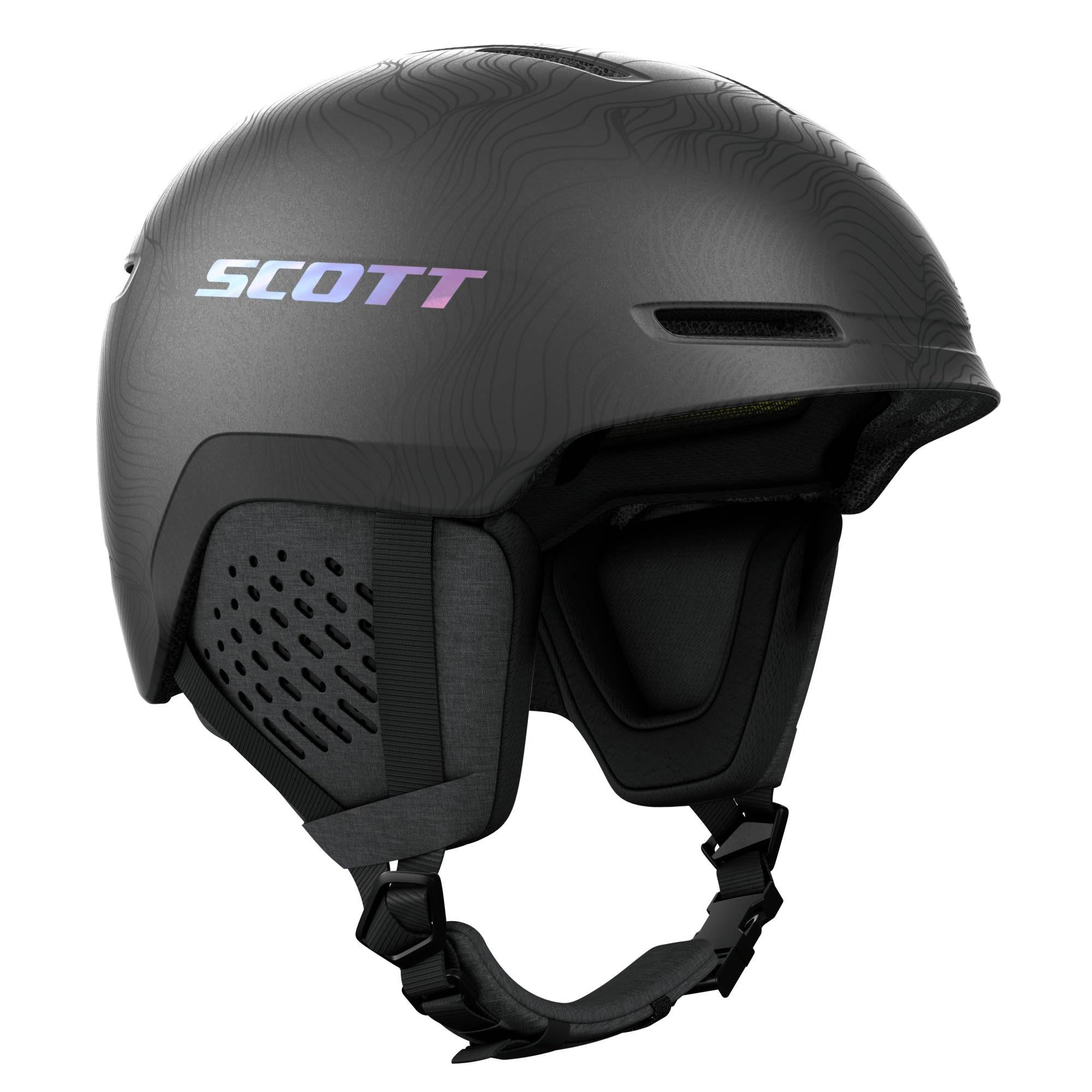 Scott TRACK PLUS HELMET - Granite Black - Holo Grey / \{\%[\s\S]*?\%\}
