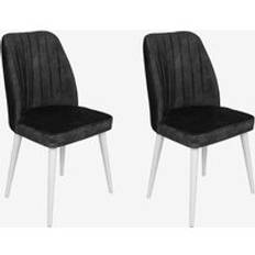 Hanah Home - Set med stolar Alfa, 2 st. - Grå - Stolar - Från Homeroom - Grå