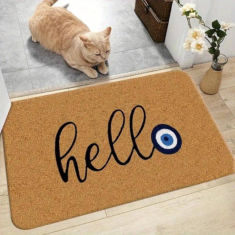 Onda ögat Inomhus Dörrmatta 1-pack Dekorativ Golvmatta för Heminredning & Badrum Maskintvättbar Hemdekoration Matta 50x80cm