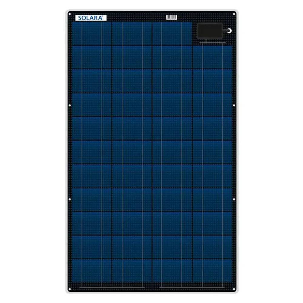 Solara M-serie 55w/polykrystallinsk Solpanel 12v