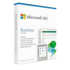 Microsoft Office 365 Business (PC, Android, Mac, iOS) - 1 User, 1 Year - Microsoft Key - EUROPE