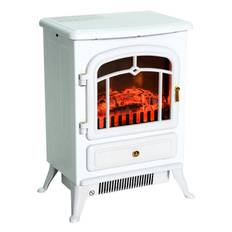 Väggkamin flameffekt 950/1850W vit