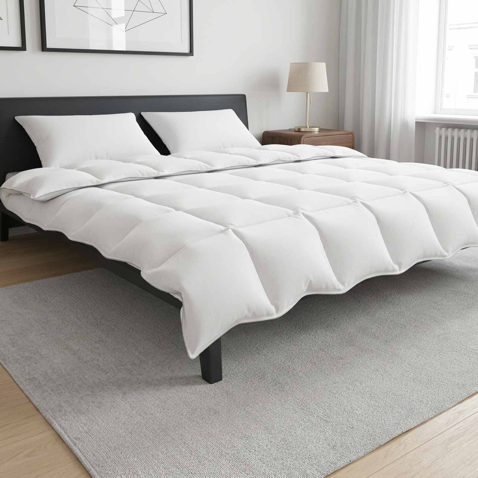 vidaXL Täcksätt 200 x 220 cm Nej 250 gsm för täcke, 130 gsm för kudde