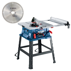 BOSCH GTS 254 Bordrundsav 1800 W + Arbejdsbord +Eco til aluminium 254x30x96T rundsavsklinge