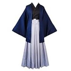 Anime Blue Lock Isagi Yoichi cosplay-kostym, uniform för halloween, julfestkläder (blå, X-Large)