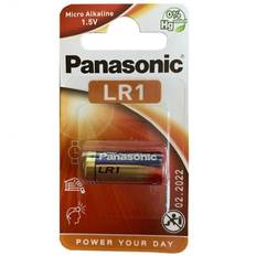 Panasonic alkaline battery lr1 1.5v blister 1 pack