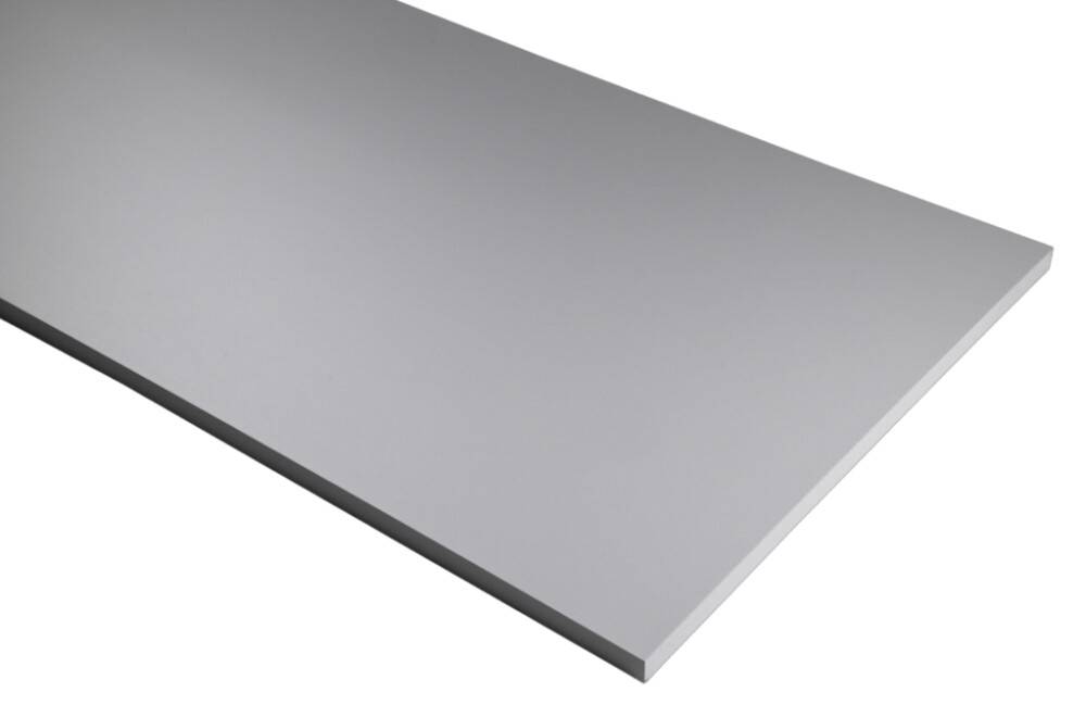 Wallmann hylde melamin mouse grey 2000x400x16 mm