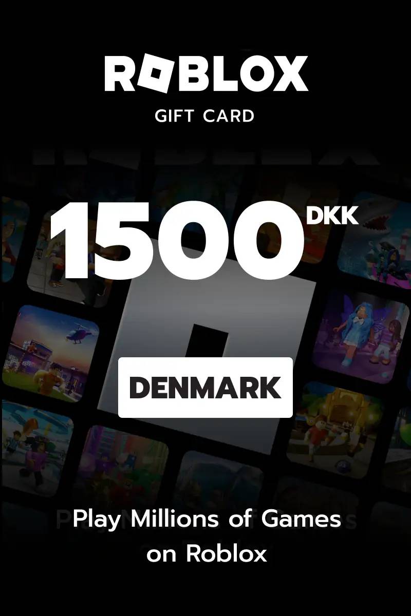 Roblox 1500 DKK Gift Card (DK) - Digital Code.