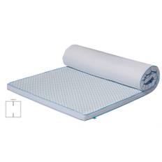 Kølende H-split topmadras - 160x200 cm 5 cm høj - 5 zoner - Memoryskum topmadras - SLEEP TECH by Borg