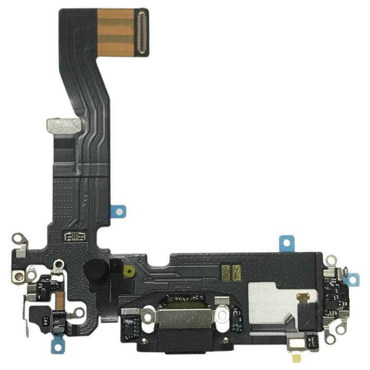 iPhone 12 / 12 Pro Ladestik med Flex - Sort