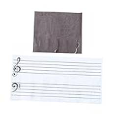 GRADENEVE 1 Set Personal Whiteboard Kylskåp Magneter Musik Undervisning Whiteboard Magnet Anteckningar Klistermärken Kylskåp Magnet Dekorer Magnet Whiteboard Övningsverktyg Skrivbar