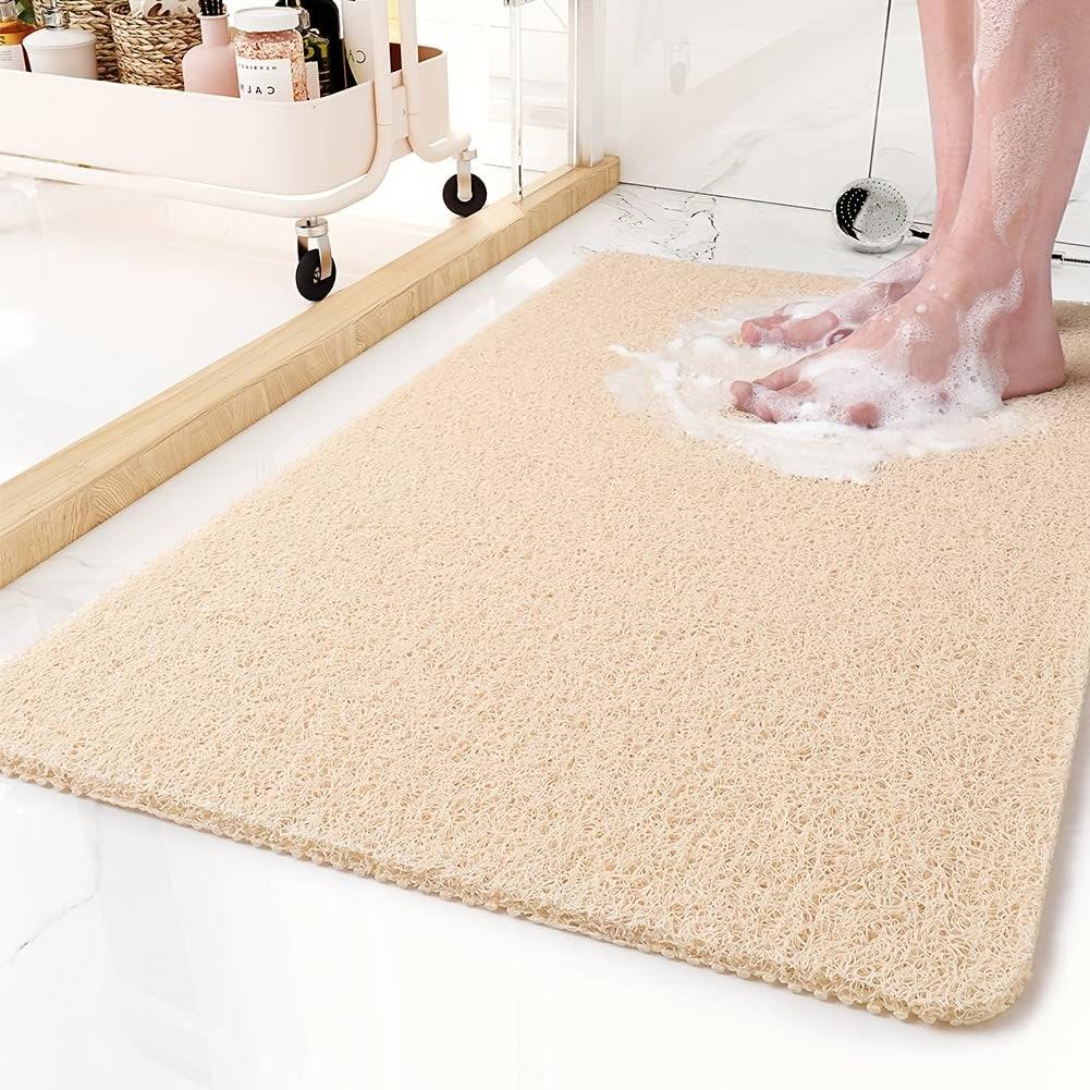 SIXHOME Non-Slip Bathtub Mat, Shower Mats for Bath Tub - Beige / 15.75*23.62in/40*60cm (15.75*23.62in/40*60cm)