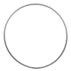 hoopomania® Rockring blank, HDPE 16 mm, Ø 100 cm, vit