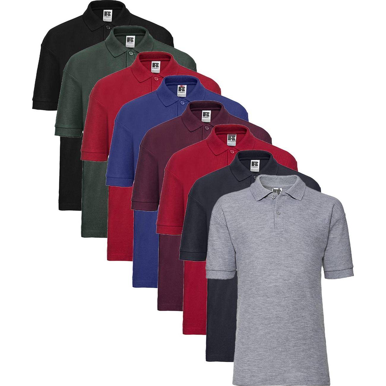 Russell Z539K Poloshirts White 128 (7/8).