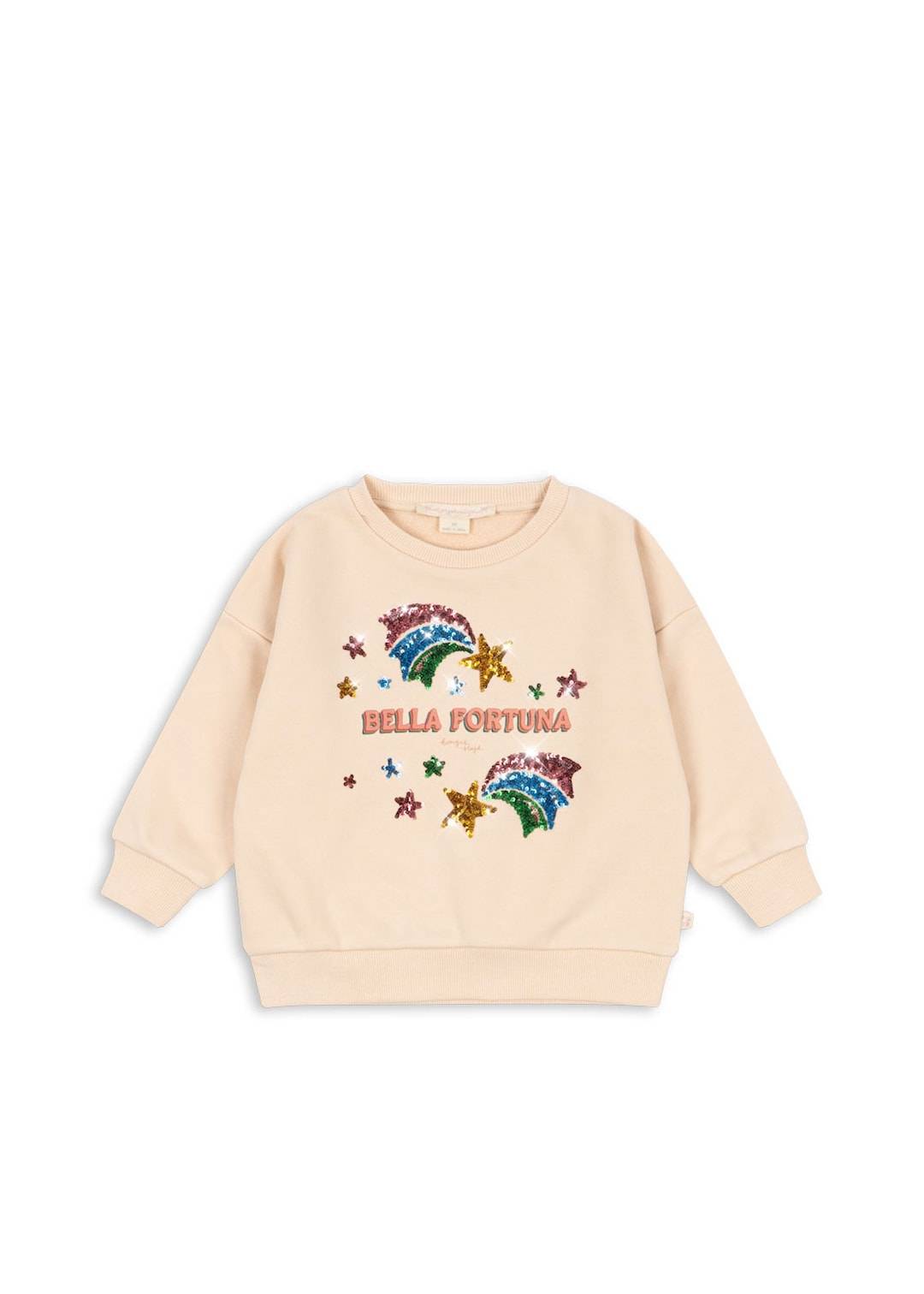 Konges Sløjd GOTS Lou Tröja Buttercream Buttercream-18M Vit 18 månader Flickor
