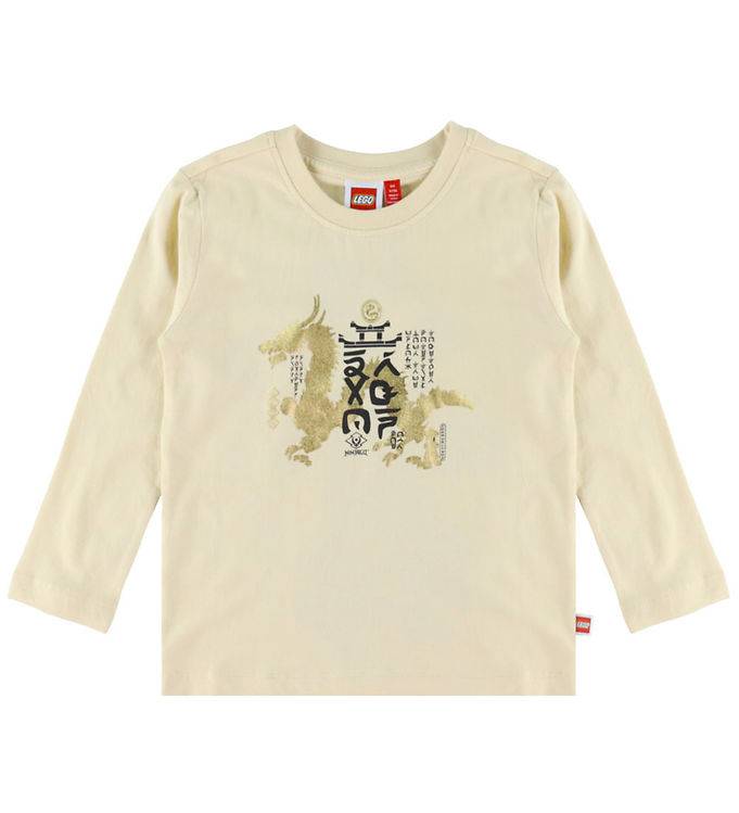 LEGO® Ninjago Bluse - LWTaj 220 - Beige - LEGO® Wear - 7 år (122) - Bluse
