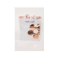 Marc Jacobs Marc Jacobs, Daisy Love, Canvas, Bag, Large Tote, White/Gold, For Women, 16 x 15 x 4 cm For Women