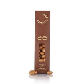 Ca. 170g Geneva salmiakpastil m. karamelchokolade Lakridseriet