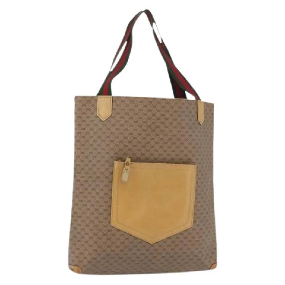 Gucci Vintage Pre-owned Plast gucci-tasker - Vintage - Dame - Beige - ONE SIZE -