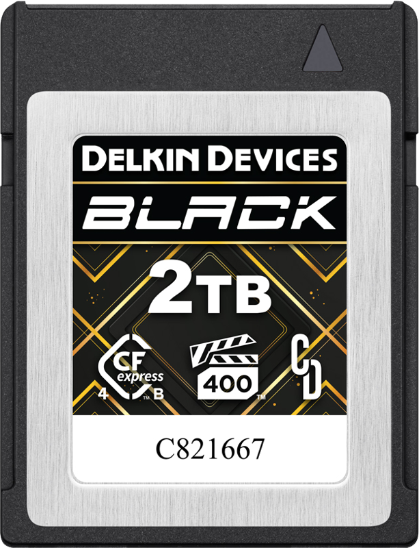 Delkin CFexpress 4.0 BLACK | Type B | R3700/W3220 (VPG400) 2TB