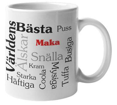 Mugg - Världens bästa maka