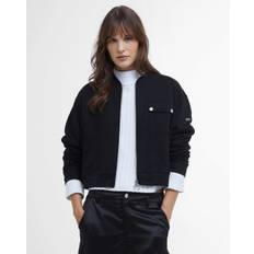 Barbour International Della Womens Full Zip Sweatshirt Colour: Black, Size: UK12 EU40 US8