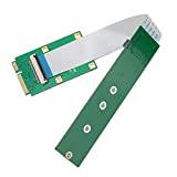 ASHATA SSD-adapterkort, PCIE till NVMe M.2 NGFF SSD-adapter M.2 (NGFF) NVME SSD till Mini PCIe-adapterkort för 2230/2242/2260/2280 M.2