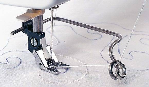 Husqvarna Viking Relieftrykfod.