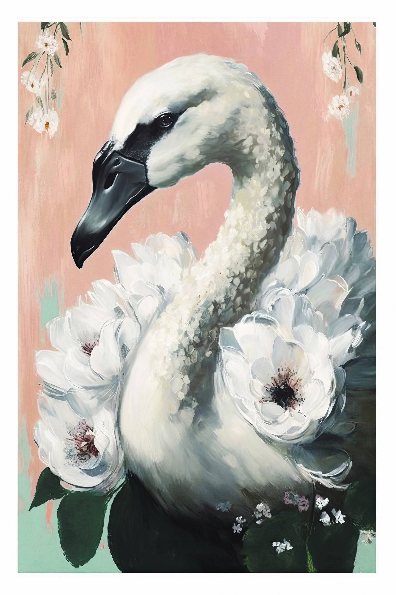 The Swan Poster och Canvastavla - Poster / 21x30 cm
