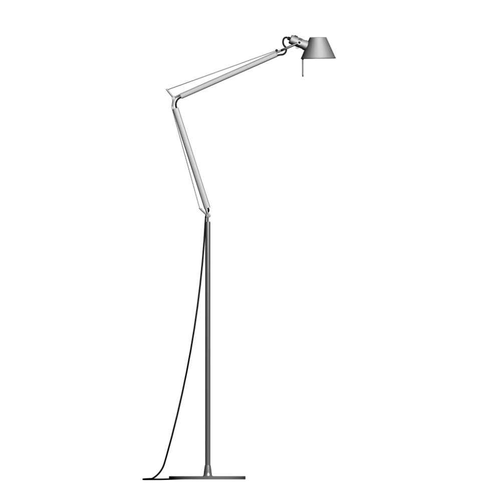 Tolomeo micro Gulvlampe - Aluminium - Artemide