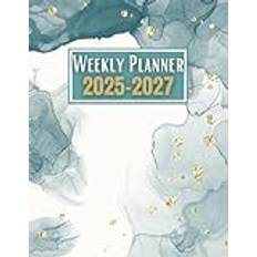 Weekly planner 2025-2027: 1st January 2025 to December 2027, Three year calander, 8.5x11 inches, |Theme: Simple |