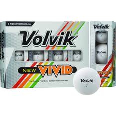 Volvik VIVID Golfbälle, white