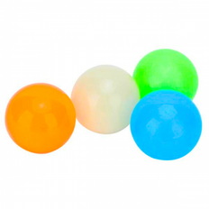 Sticky Balls 4 pcs Glow In The Dark - Stick Wall Balls Stress Relief for Adults and Kids Toys (Assorted colors)