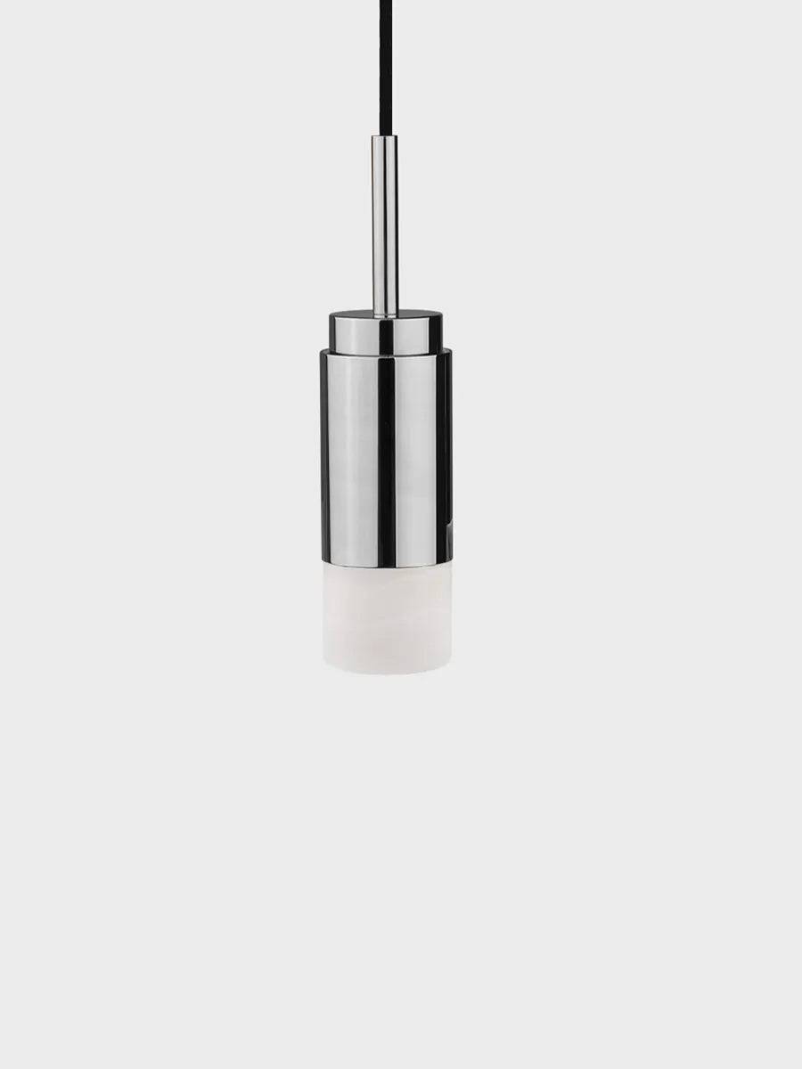 Donya ONYX Cylinder, white fra Anour Polished Stainless Steel - Jacobsen Plus
