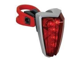 PEREL Baglygte til Cykel 5 x LED (Rød) - EBL4.