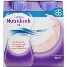 Nutridrink Jordbær 4 x 200 ml