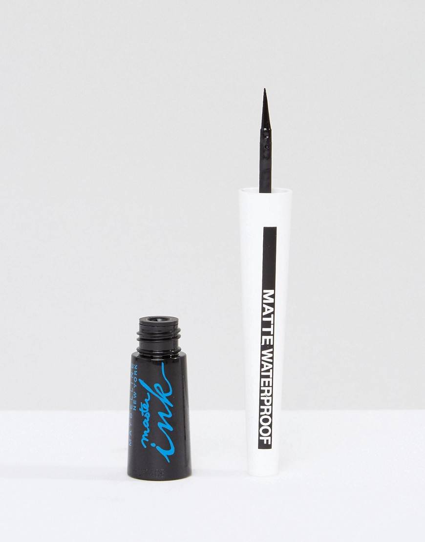 Vandfast Master Ink eyeliner - mat fra Maybelline-Sort - No Size