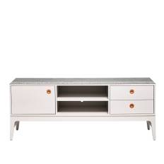 Mavis - Höllviken Bänk Ljus Grålack, Kalksten - Skänkar och sideboards - Martina Elgemark - MDF/Trä/Sten