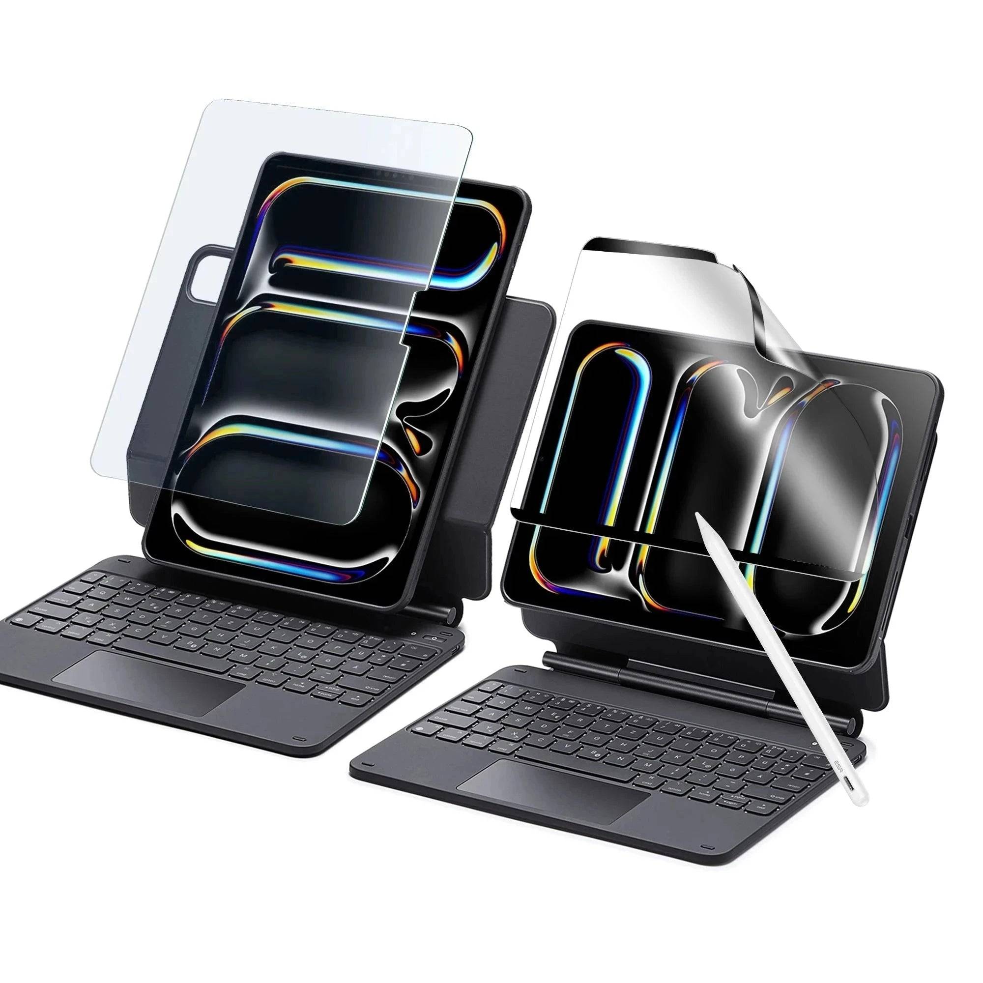 iPad Pro 13ʺ (2024) Rebound Magnetic Keyboard Case 360 Transformation Bundle - US Layout-Black - US Layout-Black