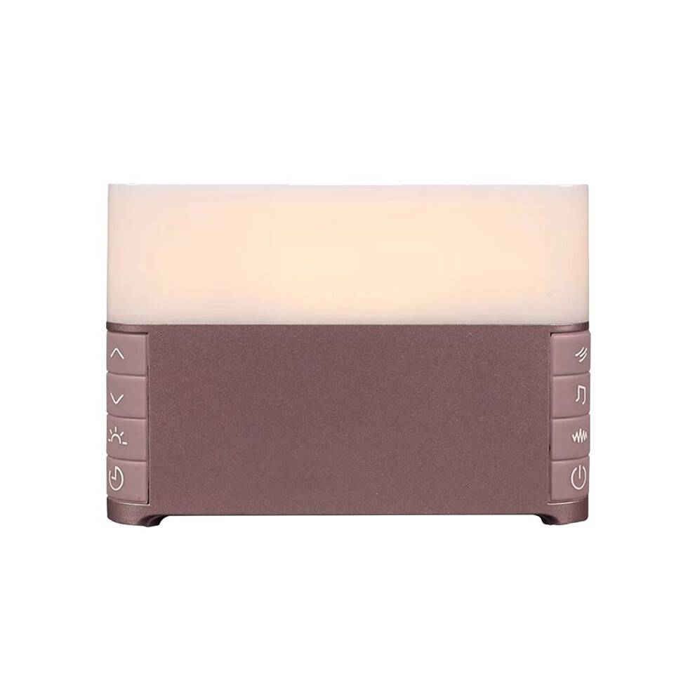 White Noise Machine Baby Audlt Sleep Aid 39 Songs Soothing Sounds with Soft Night Light Timer Noise Player Rose Gold