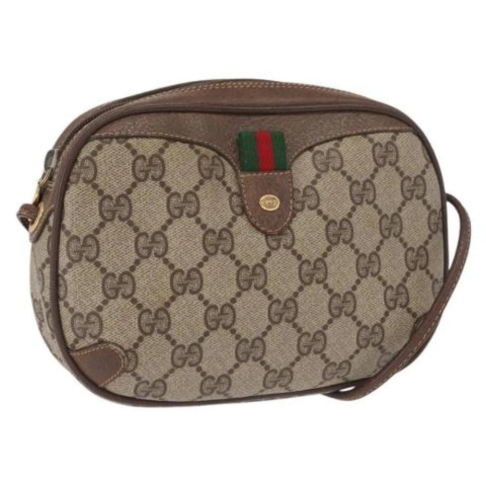 Gucci Vintage Pre-owned Plastic Cross Body Bag - Vintage - Dame - Beige - ONE SIZE -