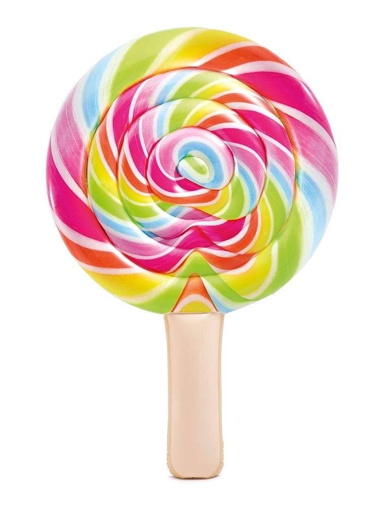 Uppblåsbar strandmadrass Lollipop Giant 208 x 135 cm INTEX 58753